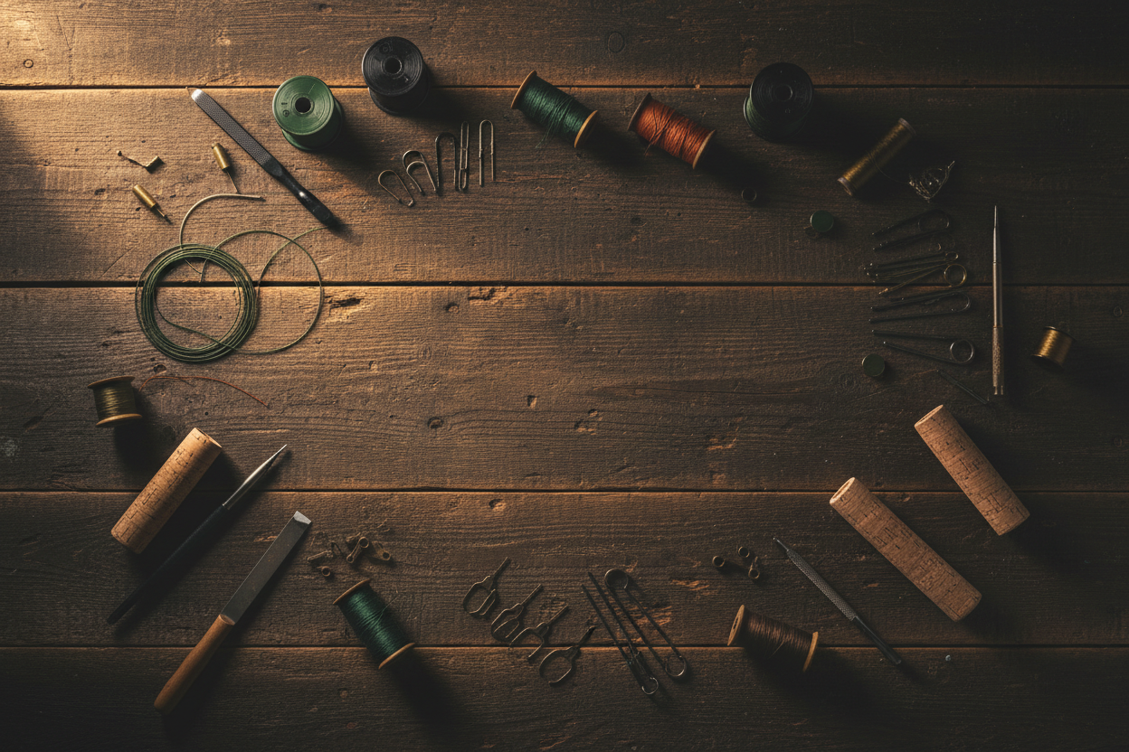 Rustic Rod Building Background